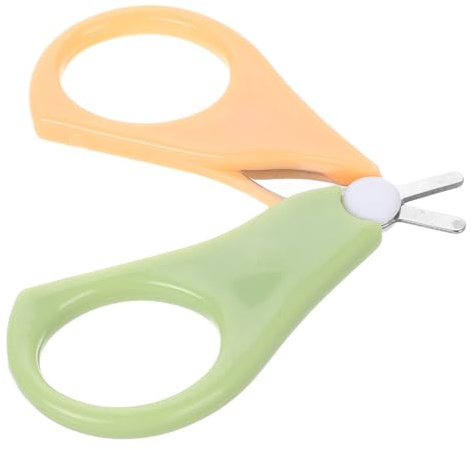 BESTonZON forbici per bambini unghia del bambino tagliaunghie per neonati tagliaunghie per bambini con luce lima per unghie per bambini forniture artigianali acciaio inossidabile