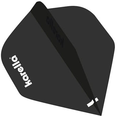 Karella Ultimo Flights, Premium Dartflights, 12er Set mit Dose, 200 Micron, extra stabil, langlebig, vorgeformte 90, Standardform, kompatibel mit Nylon und Carbon Schäften, Steeldart, Softdart