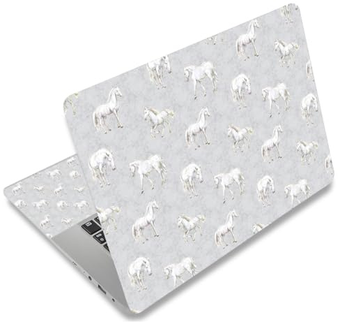 icolor Adesivo per laptop in vinile, pellicola protettiva autoadesiva per notebook da 13 13,3 14 15 15,4 15,6 pollici, pellicola protettiva per laptop, adesivi decorativi autoadesivi, protezione