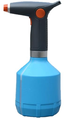 Joygoodta Botella pulverizadora eléctrica para interiores y exteriores, botella pulverizadora automática de 1 litro con boquilla de niebla de agua ajustable, pulverizador de plantas recarga