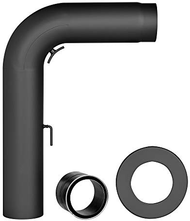 FIREFIX A120/BT R130/SBR rökrör, svart