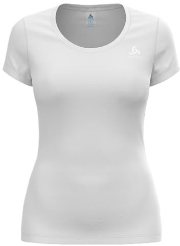 Odlo Unterhemd Damen Kurzarm Active F-Dry Light I Funktionsshirt I Funktionsunterwäsche Kurzarm Sportunterhemd I Damen