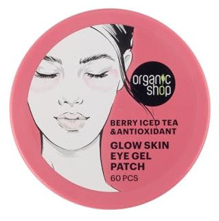 PARCHES DE GEL PARA OJOS “GLOW SKIN” DE TÉ DE BAYAS HELADO Y ANTIOXIDANTE