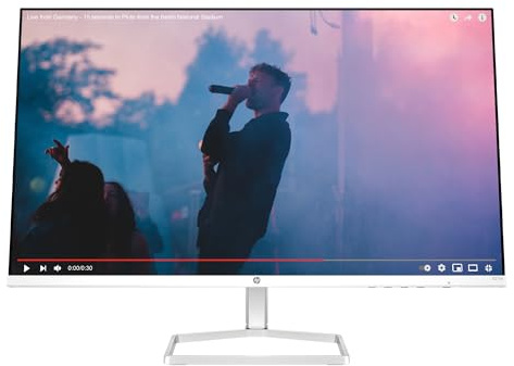 HP Series 5 27 inch FHD Monitor, Full HD Display (1920 x 1080), IPS Panel, 99% sRGB, 1500:1 Contrast Ratio, 300 nits, Eye Ease with Eyesafe Certification, 527sa (2024)