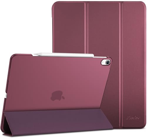 ProCase Hülle für iPad Air 13 Zoll M4/M3/M2 (2026/2025/2024), Dreifache Schutzhülle Case für 13 iPad Air M4 2026/ M3 2025/ M2 2024, Dünn Leicht Smart Cover mit Translucent Frosted Rückhülle -Vine | Magnetische Sleep/Wake, zwei Aufstellwinkel, passend für Pencil Pro & USB-C