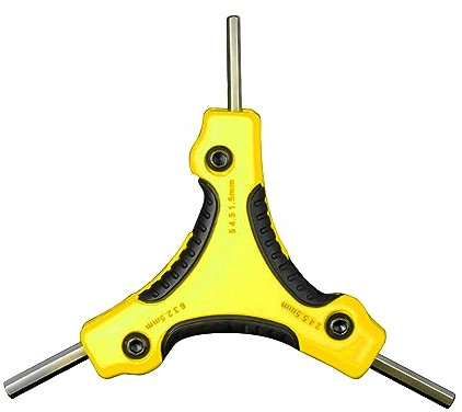 Juego de llaves Allen 9 en 1 para bicicleta de montaña y carretera, herramientas de reparación manual 1.5/2/2.5/3/4/4.5/5/5.5/6