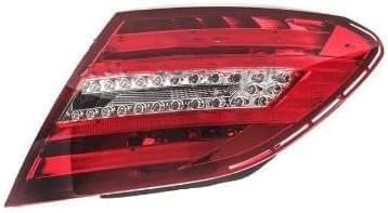 CSYKKL Auto Rückleuchten Rücklicht für Benz W204 C180 C200 C220 C260 C280 C300 2011-2014,Rücklicht Links und Rechts,Bremslicht und Signallicht hinten Komplettsatz Ersetzen Zubehör,A-Right