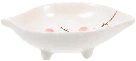 Gatuida Gamelle pour Hamster Et Écureuil en Céramique, Bol Alimentaire Lisse Et Sûr, Taille Compacte, Alimentation pour Petits Animaux De Compagnie