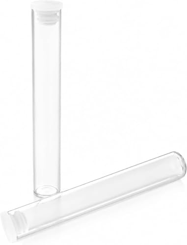30 Stück Glasröhrchen Globuliröhrchen 1,5 g für Globuli Homöopathie, Klarglas