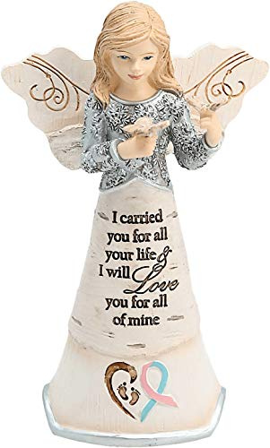 Paviljong presentföretag Elements Angels 82438 ängel statyett missfall förlust 12,7 cm ängel figur, kräm