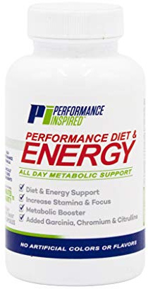 PERFORMANCE INSPIRED Nutrition Diet & Energy Capsules – Natural Green Coffee, Garcinia Cambogia & Green Tea – Supports Energy & Metabolism – 60 Count