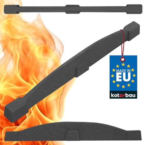 KOTARBAU® - Rejilla de Hierro Fundido para Chimenea (340 mm) - para Inserto, Estufa de Leña, Poele a Madera