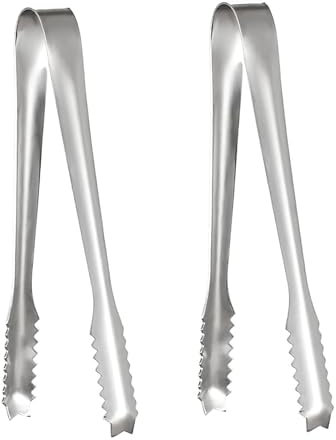 Eiszange,Zangen Candybar,Servierzange,Süßigkeiten Zange Mini ,Edelstahl Zuckerzange Set,Candy Salat Eiswürfelzange Süßigkeiten Zange Servierzange für Hochzeit Party Candy Bar 2 Stück/15cm