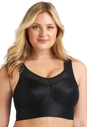 Miss Mary of Sweden Cotton Simplex Low Impact Sport-Bh utan Bygel 85D Svart