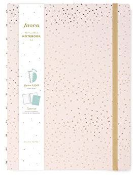 Filofax Confetti Notizbuch, A4, nachfüllbar, Rosenquarz