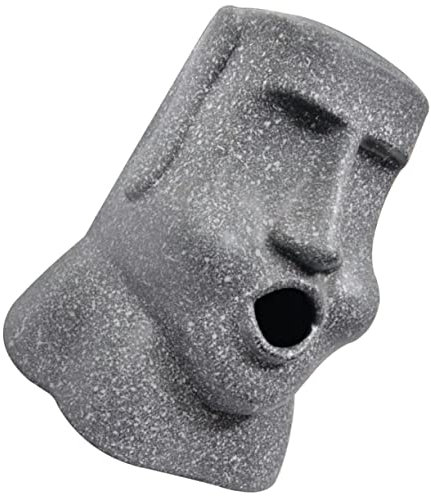 HEMOTON Moai im Osterinsel Stil aus Kunstharz Taschentuchbox Kreatives Design Dekorativer und Praktischer Taschentuchhalter für Badezimmer und Schlafzimmer