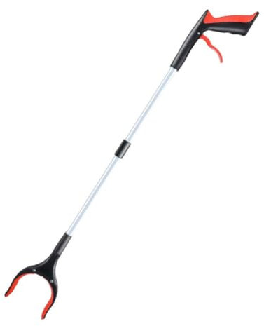 Greifzange mit breiter Backe, faltbarer Müllkrallenstab mit Griff, V2C9, lange Greifer, 83 cm Reichweite