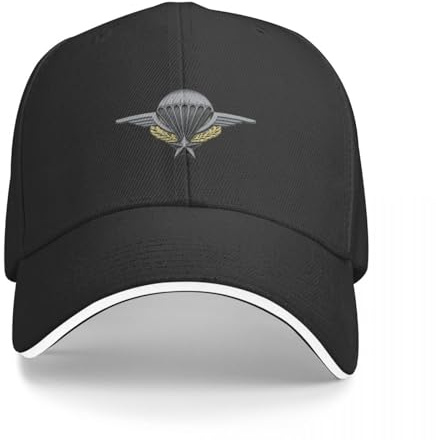 CWCMZDH Baseballmütze Baseballkappe Französische Fremdenlegion-Fallschirmjäger-Flügel-Abzeichen-Baseballmütze, neu im Hut, Pferdehut, Derby-Hut, Damen, Golfbekleidung, Herren