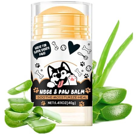 LearnLyrics Hundepfotenbalsam, Hundepfotenbalsam,Feuchtigkeitsspendende Hundepfotencreme - Pfotensalbe, Hundepfotenschutz, Hundefußbalsam, Hundepfoten-Feuchtigkeitscreme für trockene, rissige
