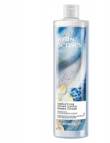 Avon Senses Duschcreme Comforting, Hafermilch & Kornblume, 500 ml