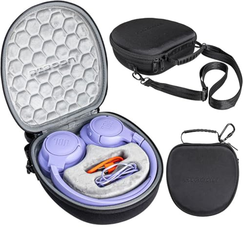 Taoricen Hartschale Hülle Reise Schutz Tasche mit Schultergurt für JBL Tune 770NC/ 760BT/ 750BT/ 720BT/ 510BT/ LIVE 770NC/ JR470NC, für Edifier W830NB W820NB, für Sony WH-CH710N WH-CH720N Kopfhörer