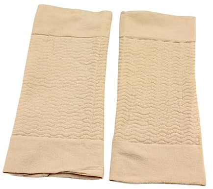 Elastische Kompressions Armstulpen für Oberarme, 1 Paar, Khaki
