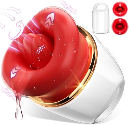 Sauger Vibrator Sex Spielzeug für die Frau, Vibration für Frauen Klitoris mit 10 Zungelecken&Vibrationsmodi 3 in 1 Vibratorensets für Frauen Klitoris Stimulator multifunktional Sex Toy für Paare Soft