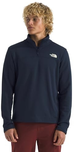 THE NORTH FACE - Herren Zedern-Trail Grid 1/4 Zip Fleecejacke - Leichte, Atmungsaktive, Elastische Zwischenschicht - Aus Recyclingmaterialien