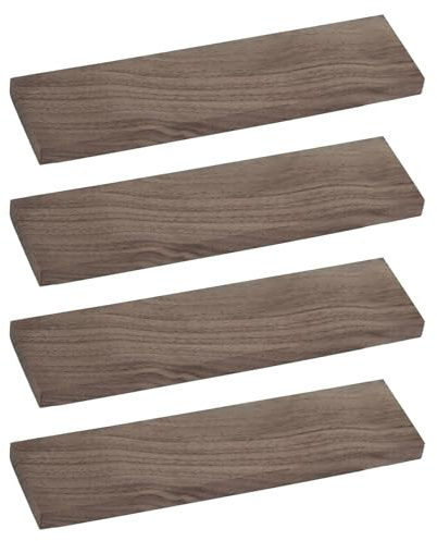 Sxutop 4 Piezas Bloques de Madera para Tallar 20x5x1cm Tacos Madera Sin Terminar para Manualidades Bloques Rectangulares de Madera para Principiantes y Bricolaje