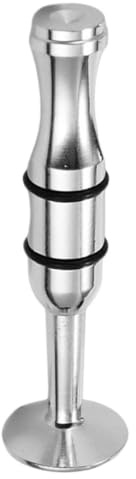 GLSTOY Ejercitador de Boca para Trompeta y Saxofón, Herramienta de Entrenamiento de Fuerza Bucal para Principiantes, Boquilla de Metal Plateado Compacta y Portátil, Accesorio