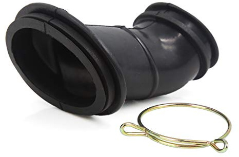 sourcingmap Pièces détachées Moto filtre air caoutchouc noir adaptateur connecteur s'adapte pour CG125