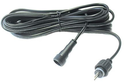 Arnusa Cavo di prolunga IP44 da 12 V, per pompa fontana, illuminazione a LED, catena luminosa ecc. (10 metri)