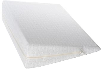 Resingomm Coussin à coin Lève jambes Repose jambes Lève matelas Déhoussable et lavable Haute densité, indéformable.