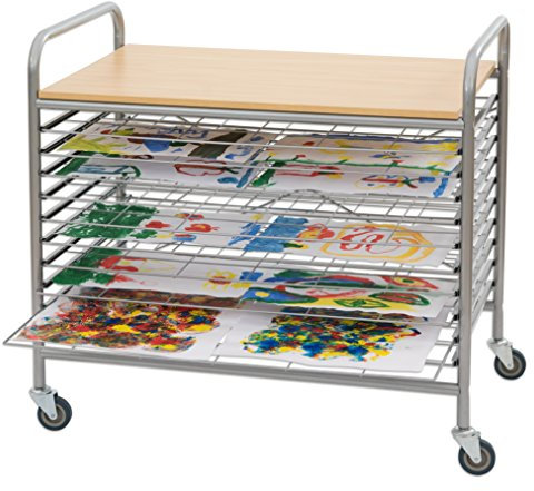 Betzold - Papier-Trocknungswagen Mobil Trockengestell Trockenständer Bilder trocknen