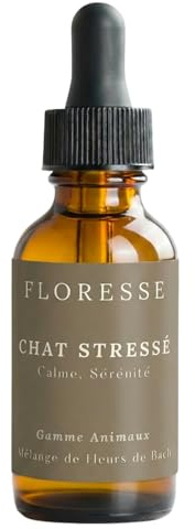 Conseil fleur de Bach® - Fleurs de Bach Chat stressé Un mélange Qui va Aider Votre Chat à se Calmer Flacon de 10 ML