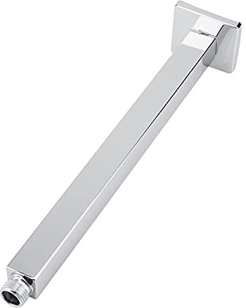 Garosa Dusche Arm Wand Quadrat Edelstahl Top Gerade Dusche Verlängerung Arme Rohr für Badezimmer Decke Duschkopf Zubehör (40 cm)