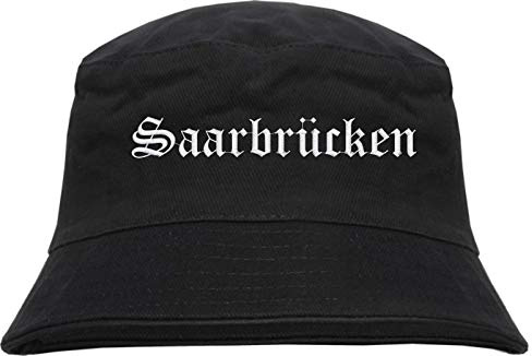 HB_Druck Saarbrücken Fischerhut - Bucket Hat - Bestickt - Anglerhut Hut