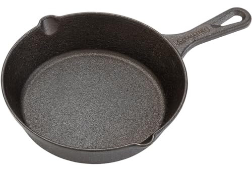 Groenberg Gusseisen Pfanne Hekla Bratpfanne Grillpfanne Pfanne Griff Rund 20 cm