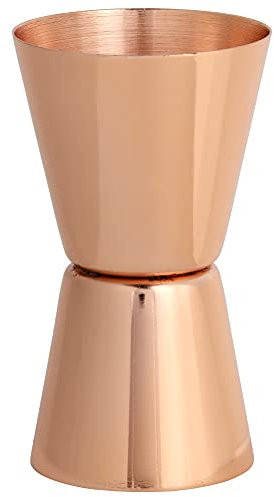 Cocktail-Jigger, 30/45 ml Edelstahl-Cocktail-Jigger Doppelkopf-Alkohol-Messbecher Stabiler Roségold-Cocktail-Jigger für Zuhause, Bar, Restaurant