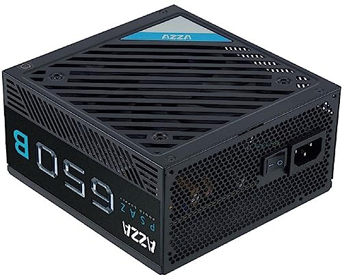 AZZA PSAZ-650B 650W PC-Netzteil, schwarz, 2X PCIe
