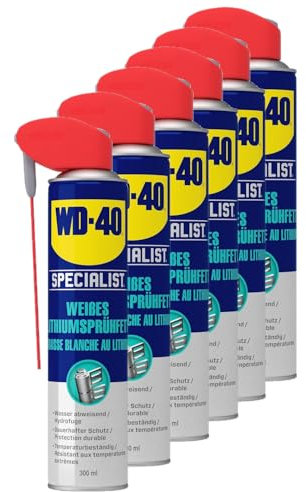 WD-40 Specialist Weißes Lithiumsprühfett Smart Straw 6x300ml