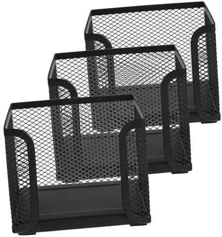 BCOATH Mesh-memo-pad-box Büro-schreibtisch-zubehör Notizhalter Schul-organizer Schreibtisch-organizer Und Aufbewahrung