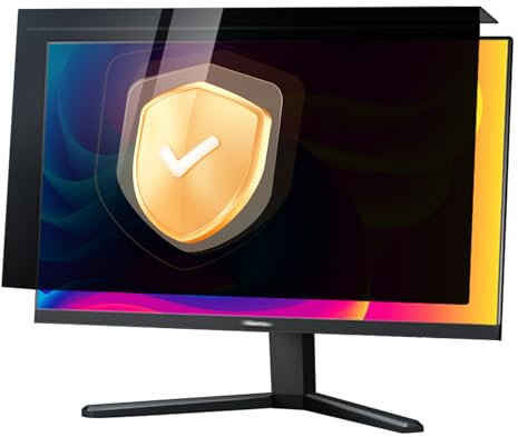 VDCVADKYE Computer blickschutzfolie, Computerbildschirm Anti-Blaulicht-Computerfolie Augensicherer Breitbild-Datenschutzfilter(24in 547 * 320mm)