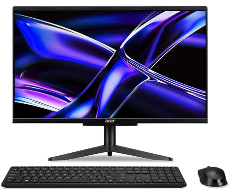 ACER Aspire C24-1800 All-in-One Desktop - Intel Core i5-12450H, 8GB, 512GB SSD, Integrated, 23.8 Full HD, Windows 11, Black