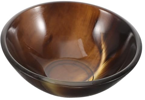 OKUMEYR Ciotola Per Salsa in Corno Di Bue Piccolo Contenitore Ciotola Multifunzione Per Tè e Vino Per Contorno Per Aceto Olio Al Peperoncino Salsa Di Soia Senape