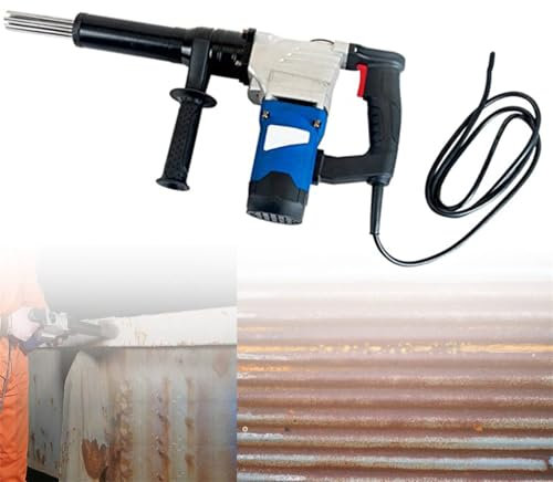 Desincrustador de agujas eléctrico, pistola desoxidante de agujas manual de alta potencia, cinceles de chorro eléctrico para eliminar óxido y escoria de soldadura.