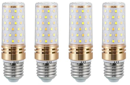 HUAMu E27 Maiskolben LED, 9W Lampen Ersatz 100W Halogenlampe, Neutralweiß, 4000K, Nicht Dimmbar, Kein Flackern, Energiesparlampe, 4 Stück