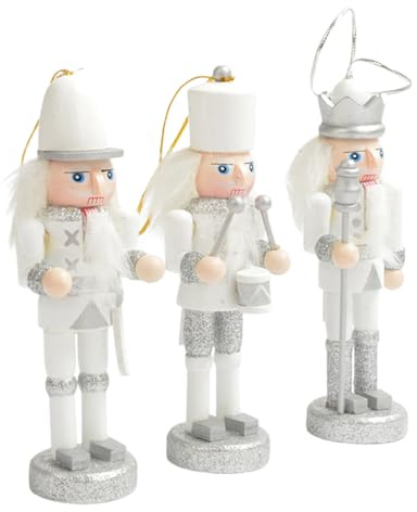 MHADBKH Stilvolle Nussknacker, Soldaten, stabiles Holz, Weihnachtsfiguren für den Innenbereich, Urlaubsdekoration, Wohnaccessoire