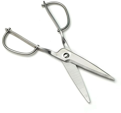 Heavy Duty Kitchen Scissors - Smooth Japanese Multipurpose Stainless Steel Scissors for Meat, Chicken, Fish, or Herbs - 8 Inch Kitchen Shears that Come Apart for Easy Cleaning by Kings County Tools