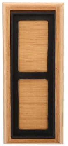 TOBBOMEY Supporto in Bambù per Base Pietra per Affilare Gomma Antiscivolo, Portatile e Resistente per Cucina e Casa, per Casalinghe
